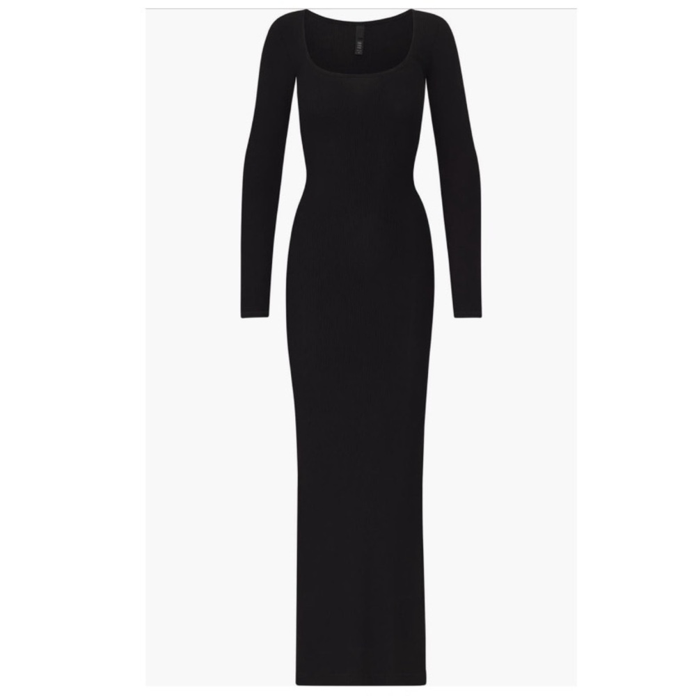 Skims Soft Lounge Long Sleeve Dress - Picture 4 of 4